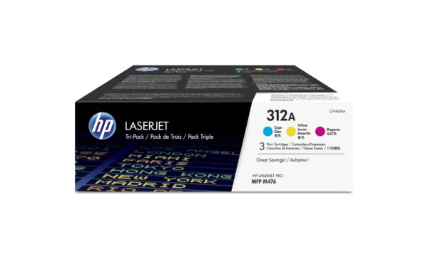 499169 - Mediatech HP Toner 312A - CMY 3er-Pack (CF440AM) Seitenkapazität 3x ~ 2'700 Seiten