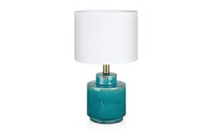 MARKSLOJD Cous Tischleuchte Blau 106606, E27 1x 60W, Ein/Aus-Schalter