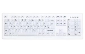 510617 - Mediatech Active Key desinfizierbare Tastatur, weiss USB 2.4Ghz, mit Wechselmembrane kaufen Schweiz | Mediatech.ch