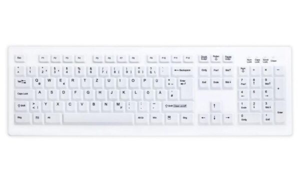 Active Key desinfizierbare Tastatur, weiss USB 2.4Ghz, mit Wechselmembrane kaufen Schweiz | Mediatech.ch
