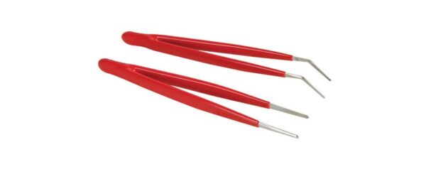 Velleman Pinzettenset 2-tlg. Satz mit gebogenen und flachen Pinzetten