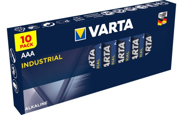 516244 - Mediatech VARTA Industrial Batterie AAA, 1.5V, 10Stk Varta AAA 10er Pack kaufen Schweiz | Mediatech.ch