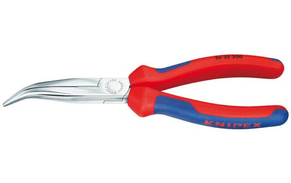 Knipex Flachrundzange mit Schneide 200 mm verchromt mit Mehrkomponenten-Hüllen kaufen Schweiz | Mediatech.ch