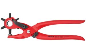 Knipex Revolverlochzange rot 220 mm pulverbeschichtet kaufen Schweiz | Mediatech.ch