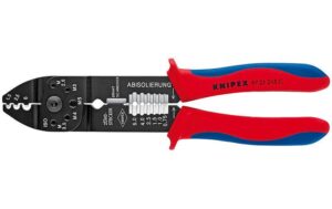Knipex Crimpzange brüniert 215 mm für unisolierte Kabelschuhe/Steckverbinder kaufen Schweiz | Mediatech.ch