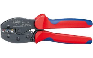 Knipex PreciForce Crimpzange 220 mm brüniert mit Mehrkomponenten-Hüllen kaufen Schweiz | Mediatech.ch