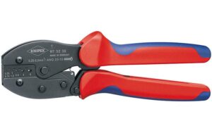 Knipex PreciForce Crimpzange 220 mm brüniert mit Mehrkomponenten-Hüllen kaufen Schweiz | Mediatech.ch