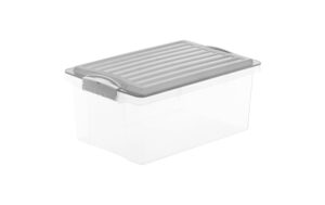 Rotho Stapelbox A4 13 l COMPACT Anthrazit, APPMYBOX Storage