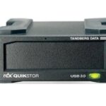 Tandberg RDX QuikStor: externes Laufwerk ohne Stromadapter USB3, Schwarz, no SW