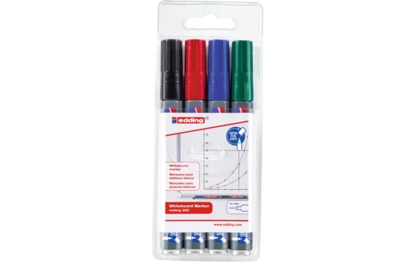 52024 - Mediatech Edding Whiteboard Marker 250 4er Etui kaufen Schweiz | Mediatech.ch