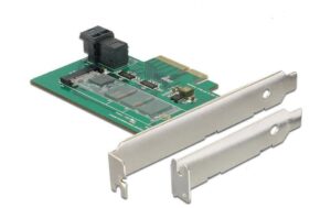 DeLock PCI-Express-x4 Kontroller,Low Profil U.2 SFF-8643 PCI-Express NVMe