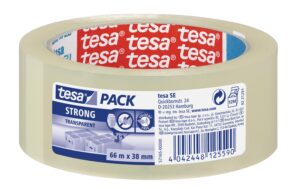 Tesa Paketband strong transparent, 66m x 38mm