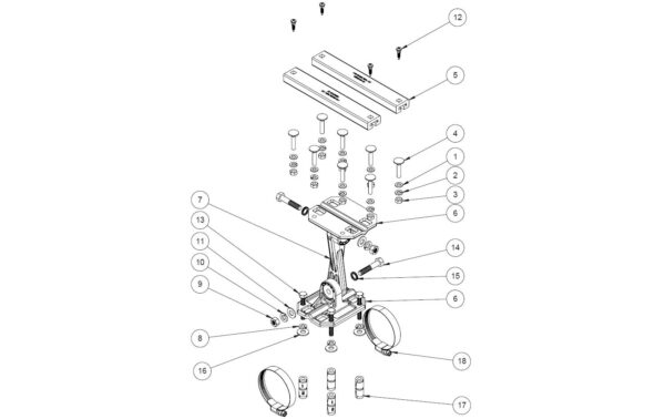 Aruba Antennenhalterung AP-ANT-MNT-5 Antenna Mount kaufen Schweiz | Mediatech.ch