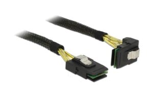 Delock SAS Kabel: SFF8087-SFF8087, 0.5m, gewinkelt internes Multilane Mini-SAS Kabel kaufen | Mediatech.ch