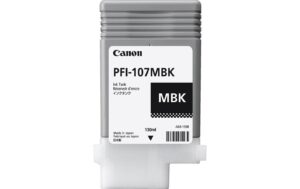 522619 - Mediatech Tinte Canon PFI-107MBK matte black 130ml