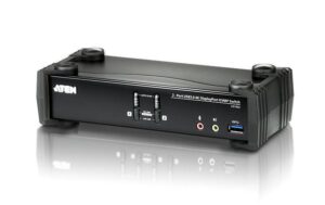 Aten CS1922: DP KVM Switch, 2 Port bis 3840x2160, USB, Klinke kaufen Schweiz | Mediatech.ch