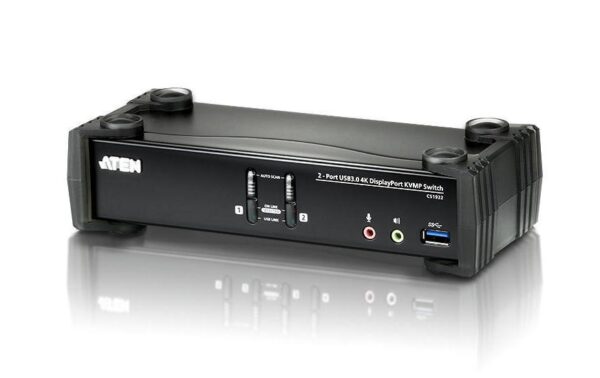 Aten CS1922: DP KVM Switch, 2 Port bis 3840x2160, USB, Klinke kaufen Schweiz | Mediatech.ch