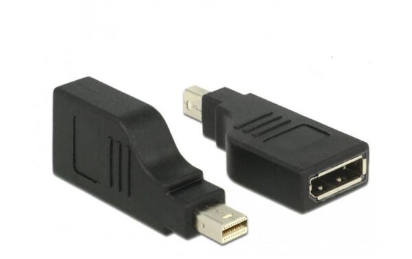 526306 - Mediatech Mini-Displayport zu Displayport Adapter, 4K Mini-DP Stecker auf DP Buchse,90° gewinkelt
