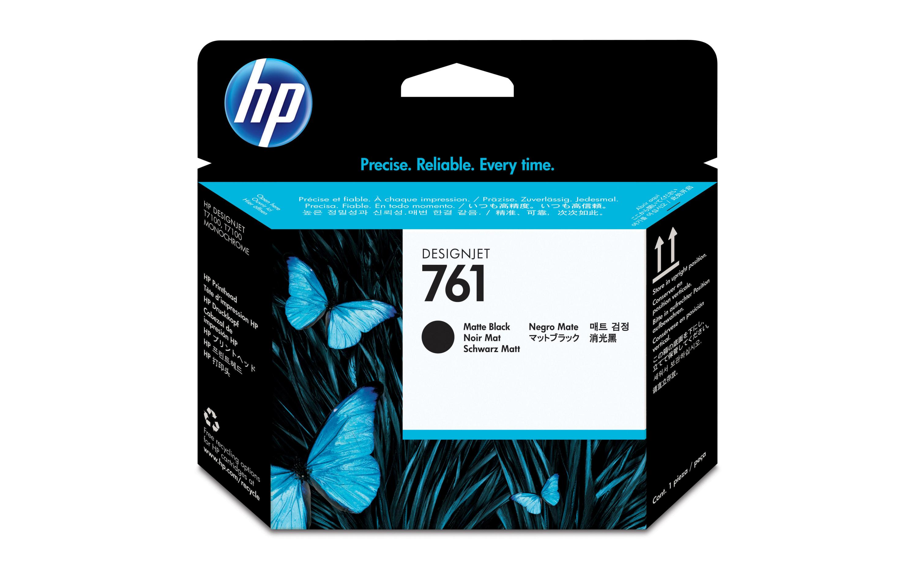 HP, Druckkopf Nr. 761 (CH648A) Matte Black für DesignJet T7100 / T7200