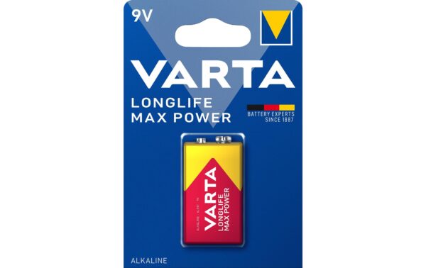 532893 - Mediatech VARTA Longlife Max Power 9V, 1Stk kaufen Schweiz | Mediatech.ch