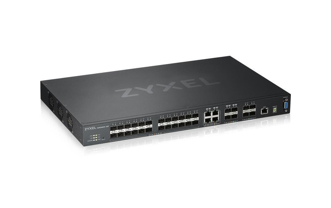 533430_1 - Mediatech Zyxel XGS4600-32F, 32Port-Switch, 10G opt. 19, 4xSFP+, internes NT, managed