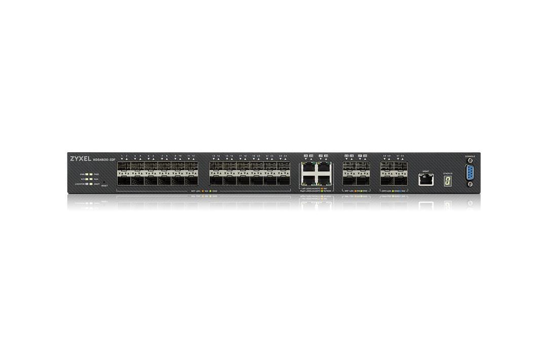 533430_2 - Mediatech Zyxel XGS4600-32F, 32Port-Switch, 10G opt. 19, 4xSFP+, internes NT, managed