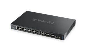 533431 - Mediatech Zyxel XGS4600-32, 32Port-Switch, 10G opt. 19, 4xSFP+, internes NT, managed kaufen Schweiz | Mediatech.ch