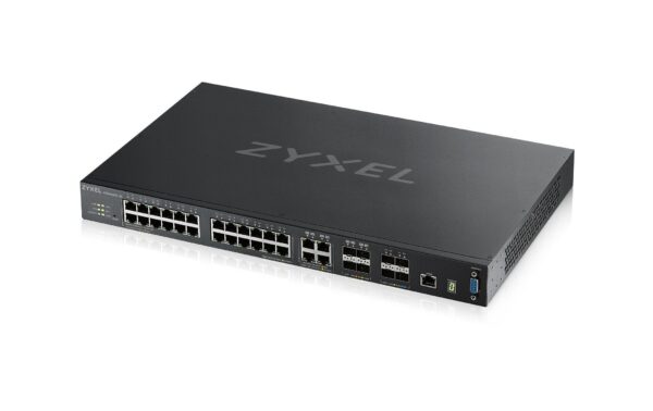 Zyxel XGS4600-32, 32Port-Switch, 10G opt. 19, 4xSFP+, internes NT, managed kaufen Schweiz | Mediatech.ch