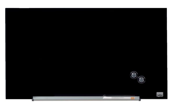 537460_6 - Mediatech Nobo Diamond magnethaftendes Glassboard 677x381mm, schwarz