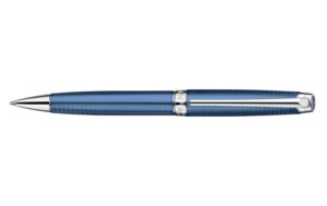 Caran d`Ache Kugelschreiber Léman Grand Bleu mit Goliath Patrone blau M