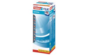 Tesa Klebeband Tesafilm crystal 33m x 19mm, 8  Rollen