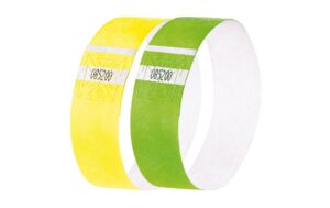 Sigel Eventbänder Super Soft fluoreszierend gelb/grün, 120 Stk.