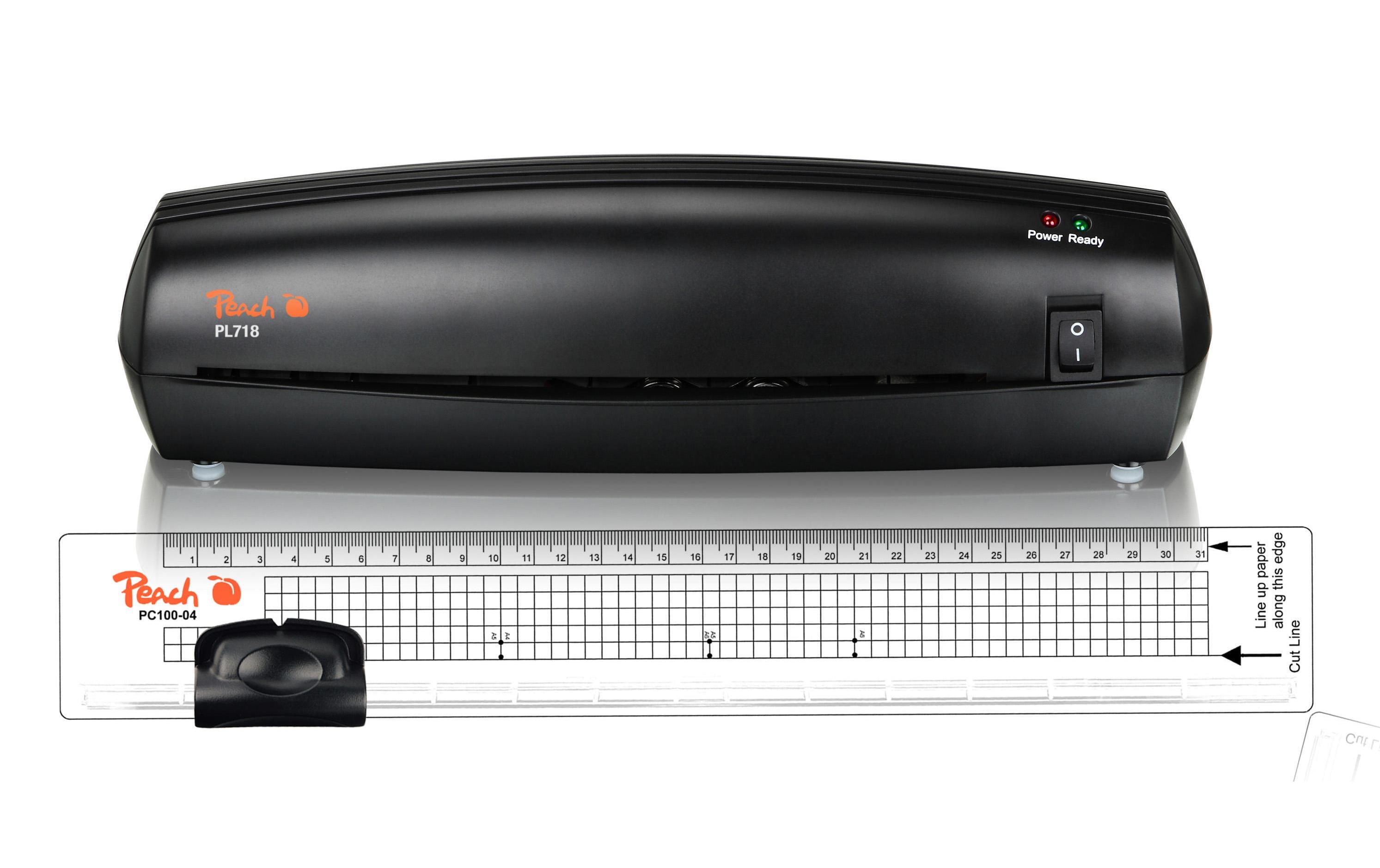 Peach 2er-Set: Laminating Photo Kit PBP105 Laminator und Schneidelineal, inkl. 5Folien kaufen Schweiz | Mediatech.ch