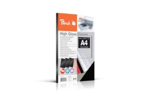 543080 - Mediatech Peach Einbanddeckel schwarz 250gsm, 100 Blatt kaufen Schweiz | Mediatech.ch