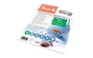 543945 - Mediatech Peach Laminating Combi Box 20xA4,20xA5,20xA6,40xbusiness cards