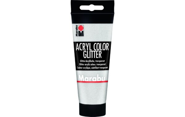 Marabu Acryl Color 100ml glitter-silber