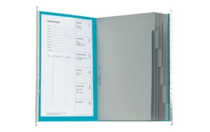 Biella Hängeregister Personaldossier 10er Pack, blau, 25cm
