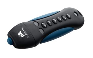 Corsair Padlock 3 64GB Secure USB3.0 Drive 256bit Hardware-Verschlüsselung, Zahlencode