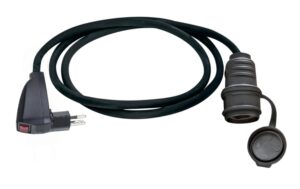 Adapterleitung T23 Kupplung T13 Stecker 1.5 m, mit 10 A Überlastschutz