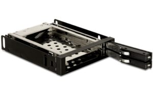 549670 - Mediatech Delock Wechselrahmen für 2 x 2.5HDD/SDD passend für 3.5 Schacht kaufen Schweiz | Mediatech.ch