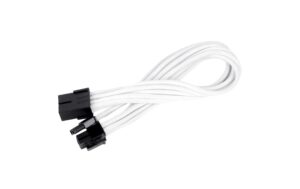 ATX Extension 8-8(6+2)Pin weiss 6+2 Pin GPU Verlängerung 30cm