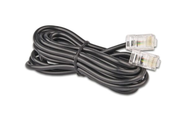 Wirewin ISDN Telefonkabel RJ45 auf RJ45 10 Meter, 4-adrig, Cat.3, schwarz