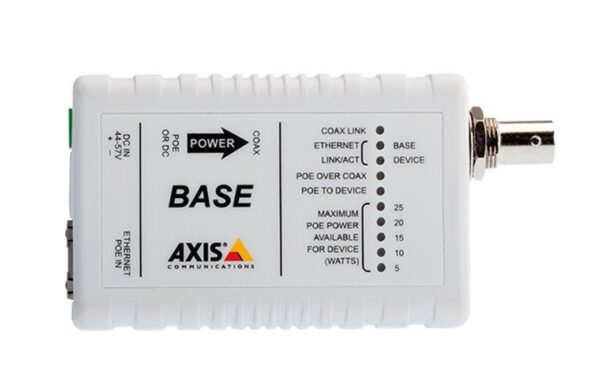 557392 - Mediatech AXIS T8641 PoE+ über Coax, Basis Indoor, Einzelgerät, Basiseinheit kaufen Schweiz | Mediatech.ch
