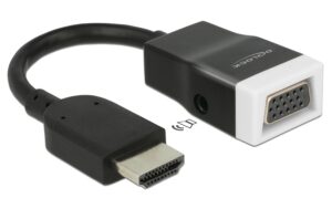 Monitoradapter HDMI-A zu VGA mit Audio HDMI-A Stecker zu VGA Buchse, 15cm