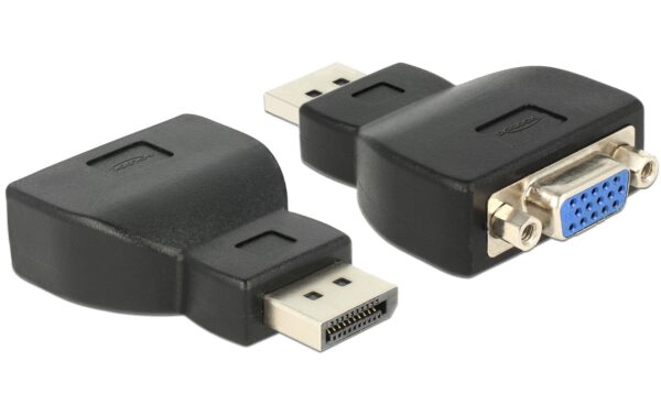 Delock Monitoradapter DP1.1 zu VGA DP Stecker zu VGA-Buchse, schwarz kaufen | Mediatech.ch