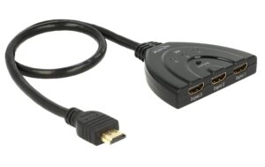 Delock 4K UHD  HDMI Switch 3 In > 1 Out