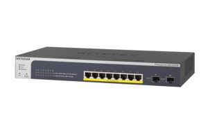 Netgear GS510TPP: 10 Port Smart Switch 8x PoE+, 190W, 2x SFP
