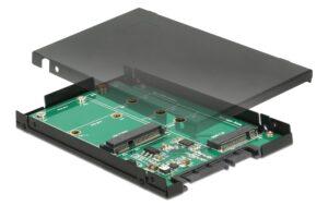 Delock M.2 oder mSATA zu SATA Adapter 2.5 Gehäuse 9.5mm, M.2 muss SATA basieren kaufen Schweiz | Mediatech.ch