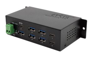 EXSYS EX-1196HMS, 7xUSB 3.0/3.1 MetallHUB mit C-Upload, 15KV ESD Überspannungs-Schutz kaufen Schweiz | Mediatech.ch