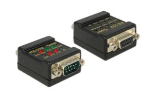Delock RS-232 Tester DB9 Buchse 1x DB9 Buchse + 1x DB9 Stecker kaufen Schweiz | Mediatech.ch